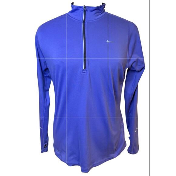 Nike Dri-Fit Element Running Pullover Sz. L Half Zip Activewear Sports - Picture 1 of 12